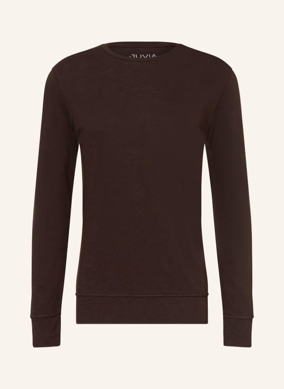 Juvia Dlouhé rukávy TMAVĚ HNĚDÁ