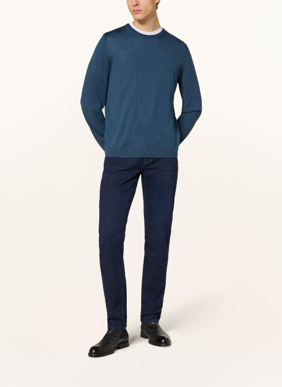 BOSS Pullover LENO BLAU
