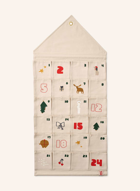 LIEWOOD Adventskalender BABBO zum Befüllen BEIGE