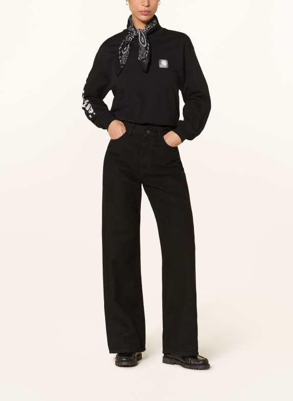 carhartt WIP Flared jeans JANE 8902 black rinsed