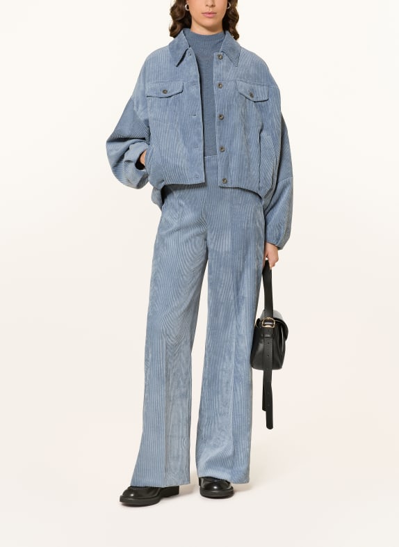 DRYKORN Marlenehose BEFORE aus Cord BLAUGRAU