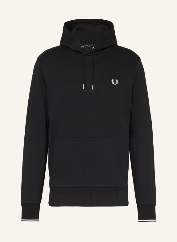 FRED PERRY Hoodie M2643 SCHWARZ