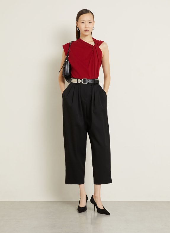 ISABEL MARANT T-shirt NAYDA-GA DONKERROOD