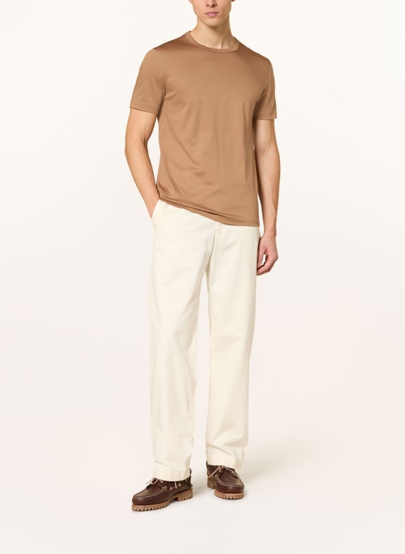 MOS MOSH Gallery T-shirt PERRY CRUNCH CAMEL