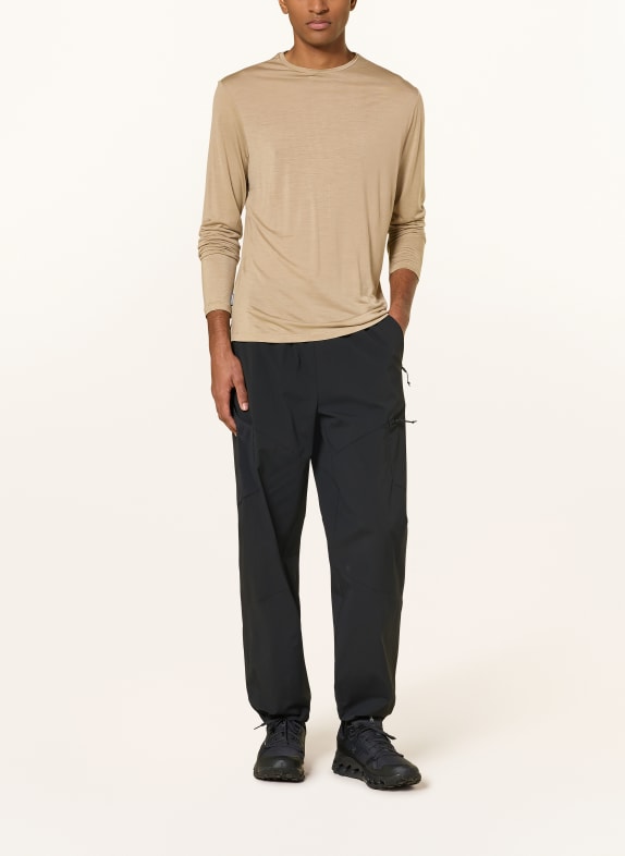 icebreaker Long sleeve shirt S125 COOL-LITE™ SPHERE III with merino wool BEIGE