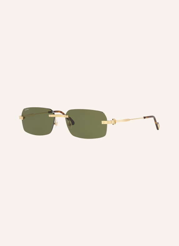 Cartier Sunglasses 6L001521 GOLD/ GREEN
