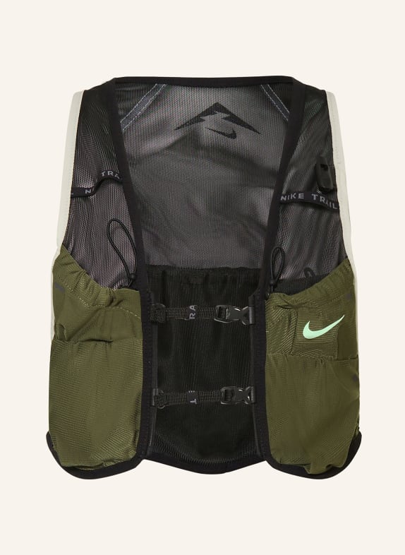 Nike Hardloopvest TRAIL 2.0 DONKERGROEN / ZWART