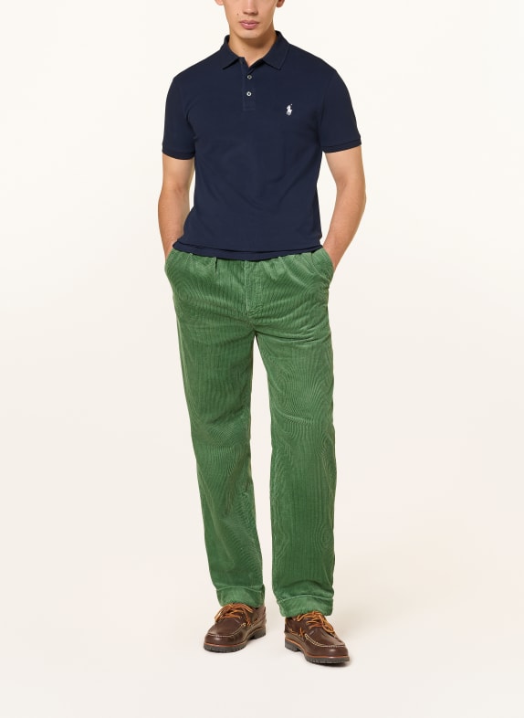 POLO RALPH LAUREN Piqué poloshirt Custom Slim Fit PAARS / DONKERBLAUW