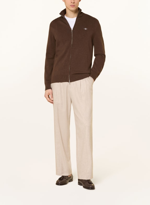 GANT breiwerk MARRON FONCÉ