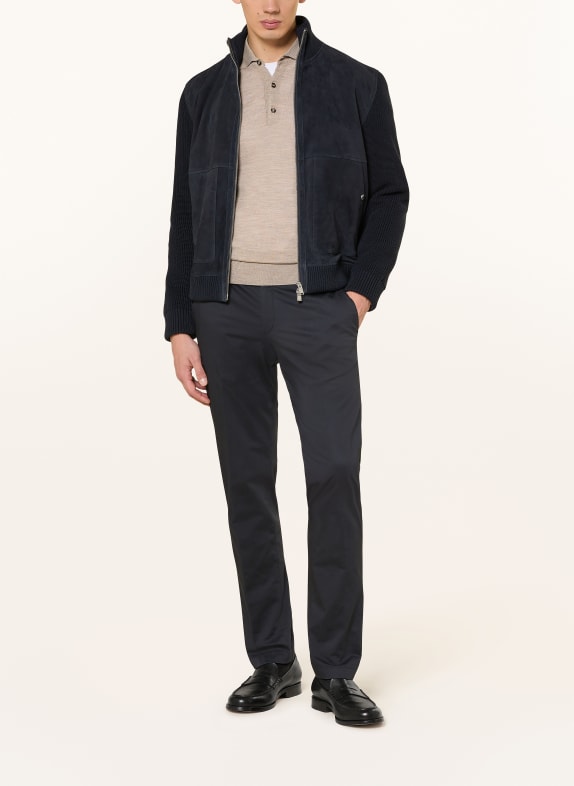 HILTL Chino Slim Fit DUNKELBLAU