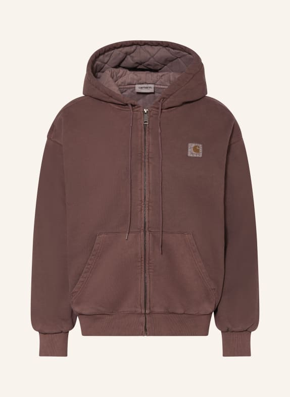 carhartt WIP Sweatjacke DUNKELBRAUN