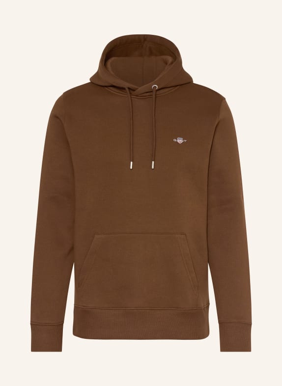 GANT Hoodie BRAUN