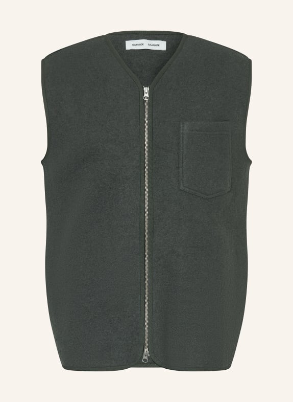 SAMSØE  SAMSØE Weste SAHANNES DUNKELGRÜN