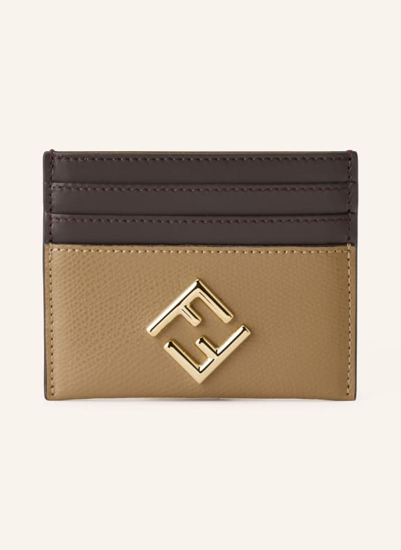 FENDI Kartenetui CAMEL / BRAUN