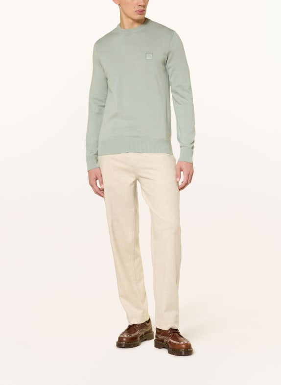 BOSS Pullover KANOVANO HELLGRÜN