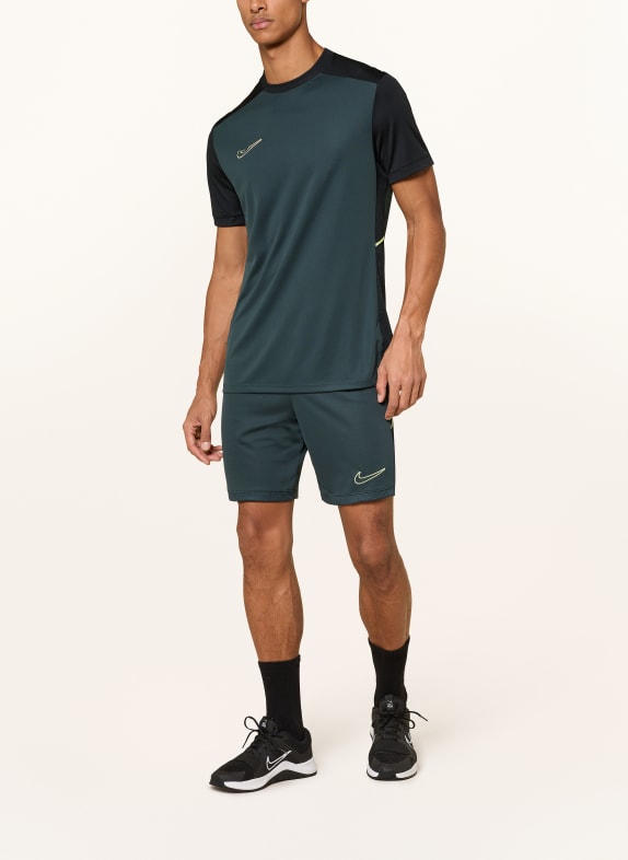 Nike Trainingsshorts ACADEMY DUNKELGRÜN / NEONGELB / SCHWARZ