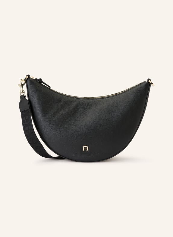 AIGNER Umhängetasche SCHWARZ / GOLD