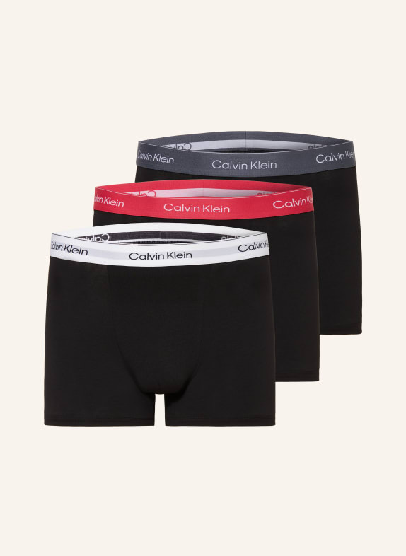 Calvin Klein 3er-Pack Boxershorts ICON COTTON Relaxed Fit SCHWARZ