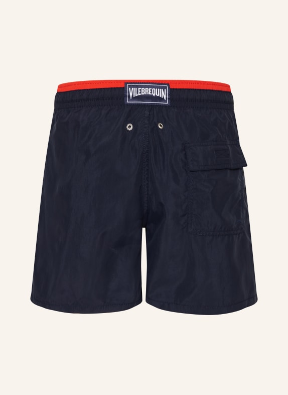 VILEBREQUIN Zwembroek MOOREA DONKERBLAUW / ROOD