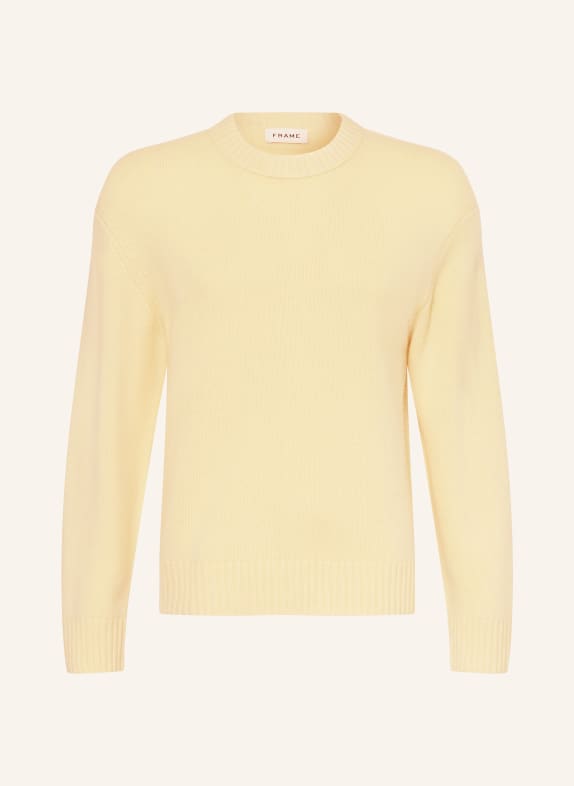 FRAME Cashmere-Pullover HELLGELB