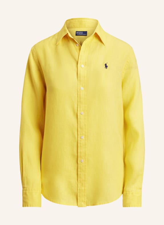 POLO RALPH LAUREN Hemdbluse aus Leinen GELB