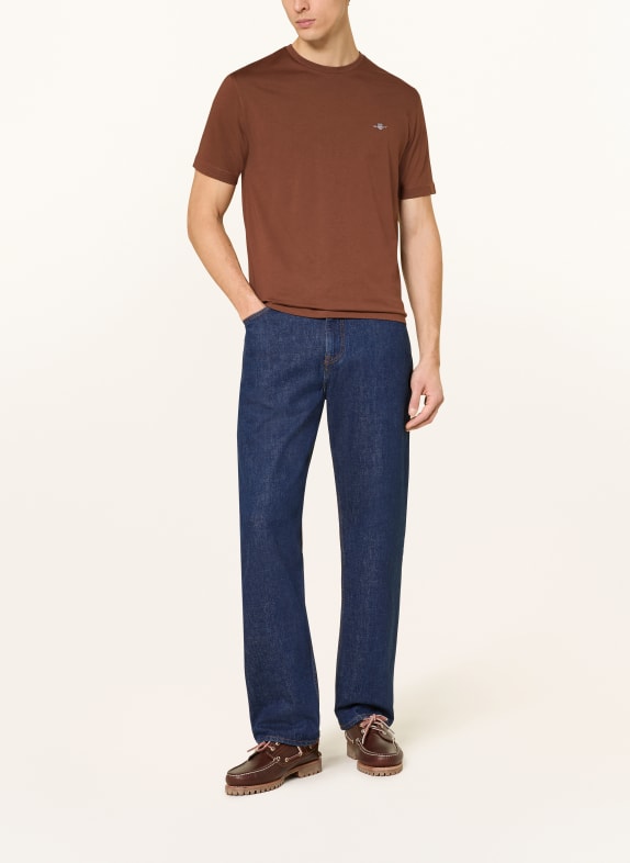 GANT T-shirt BRUN