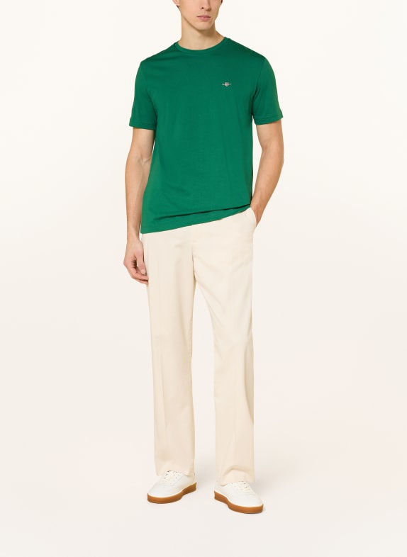 GANT T-shirt MØRKEGRØN