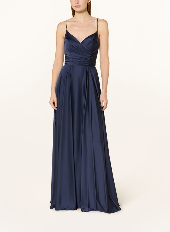 Hey Kyla Abendkleid aus Satin DUNKELBLAU