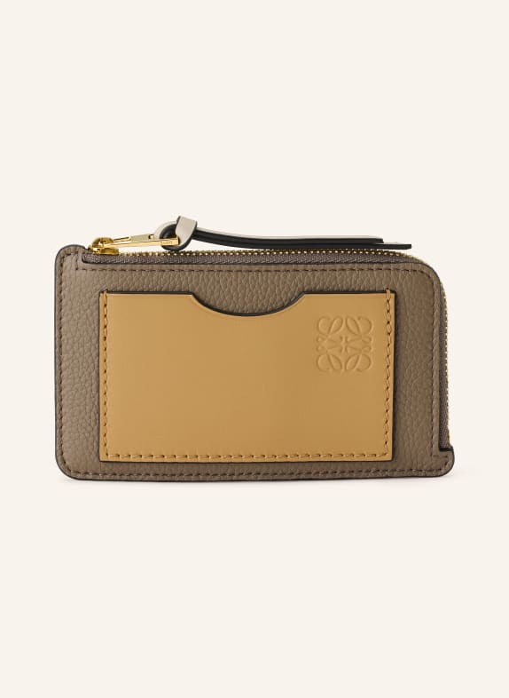 LOEWE Kartenetui TAUPE / GOLD / HELLBRAUN
