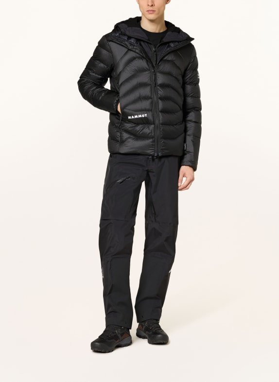 MAMMUT Lekka kurtka puchowa EIGER NORDWAND LIGHT DOWN IN HOODED CZARNY