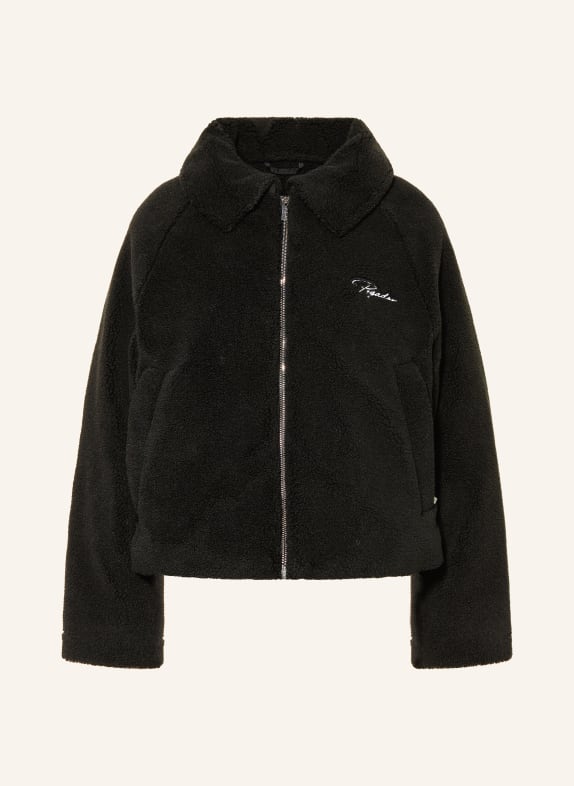 PEGADOR Teddyfell-Jacke LAJA SCHWARZ