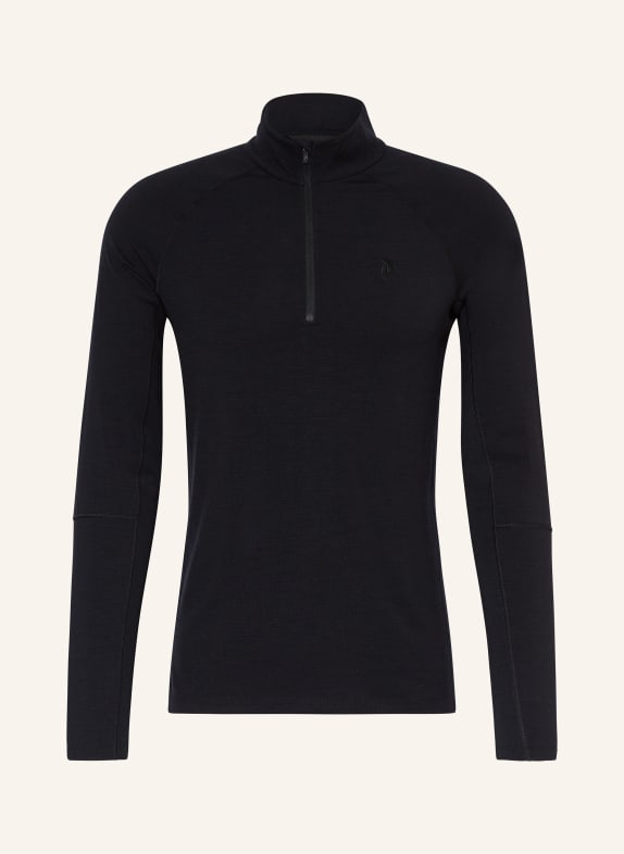 Peak Performance Midlayer MAGIC mit Merinowolle SCHWARZ