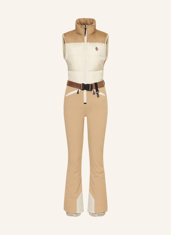 MONCLER GRENOBLE Ski-Overall BEIGE / CAMEL