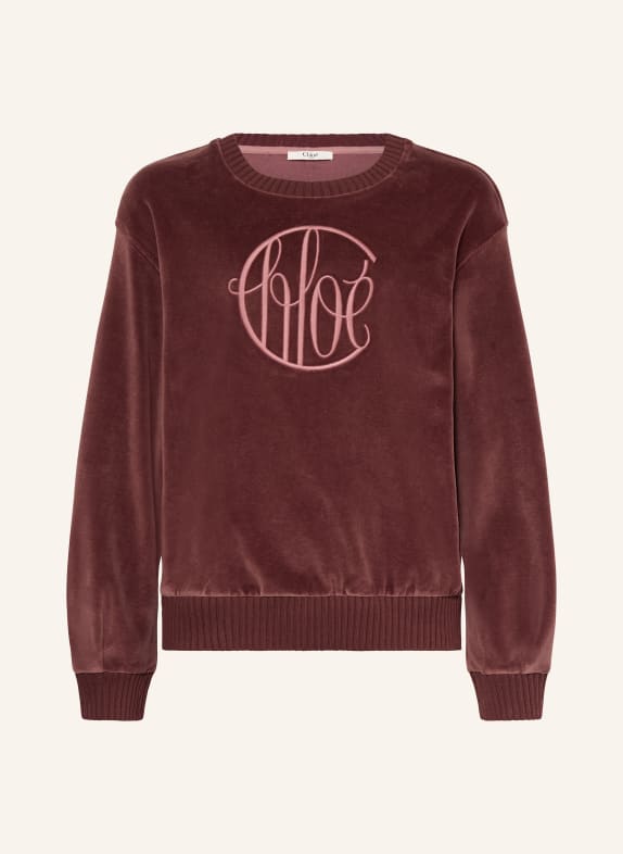 Chloé Nickishirt DUNKELROT