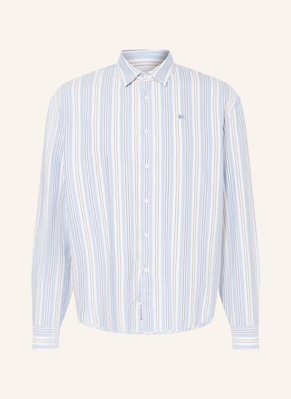 NAPAPIJRI Shirt G-TERRA Comfort Fit WHITE / ROSE / LIGHT BLUE
