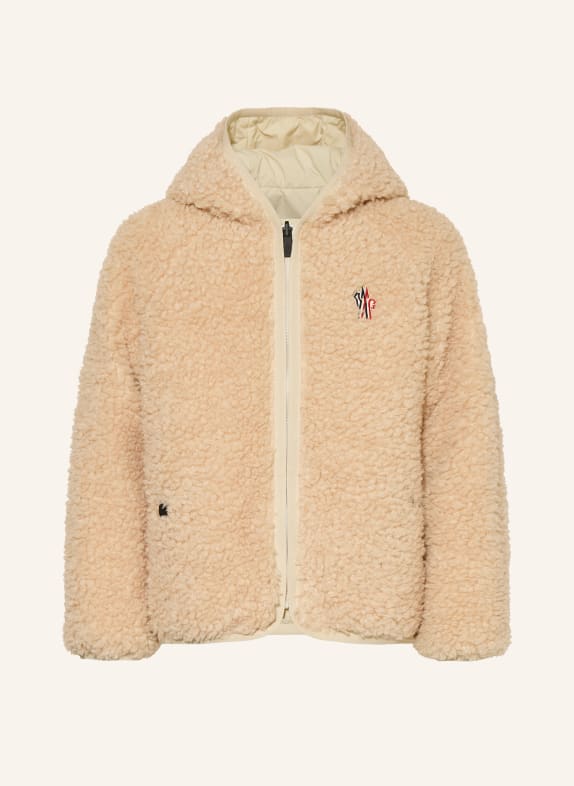 MONCLER enfant Teddyfell-Jacke BEIGE / ECRU
