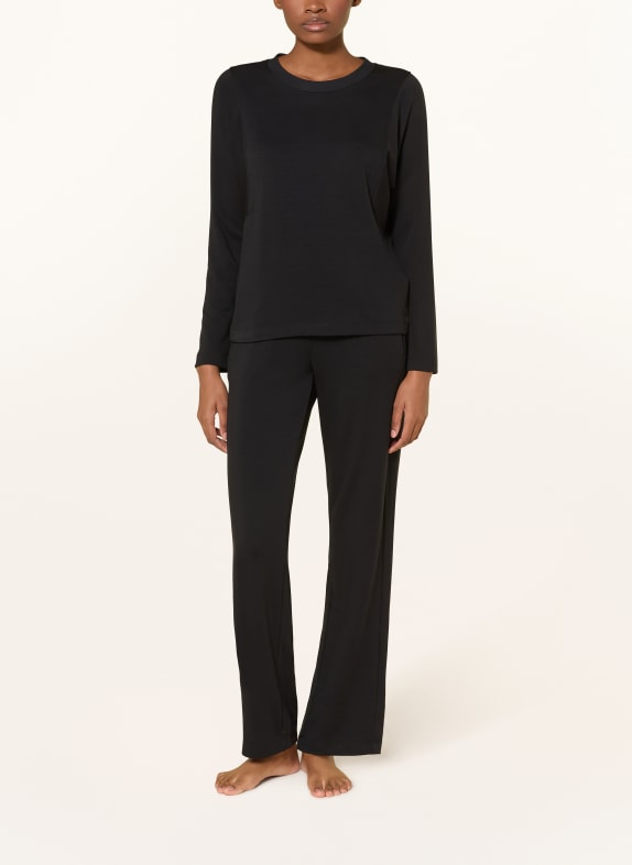 SCHIESSER sweatshirt ZWART
