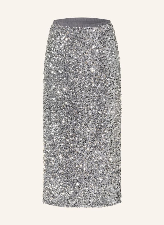 Y.A.S. Rock mit Pailletten SILBER