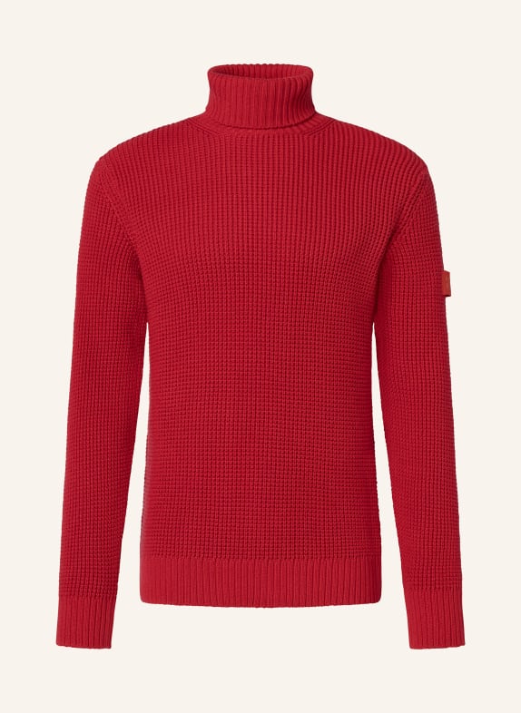 JOOP! JEANS Rollkragenpullover HOLLIO ROT
