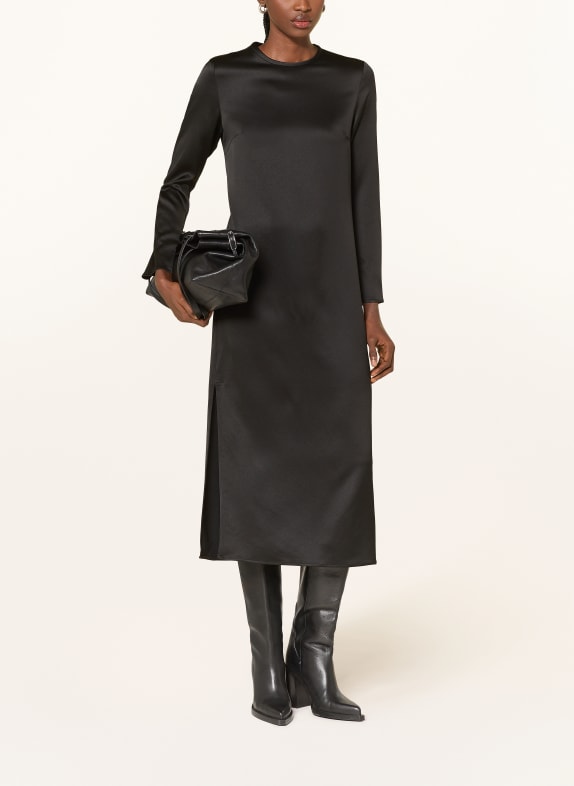 CLOSED Satinkleid SCHWARZ