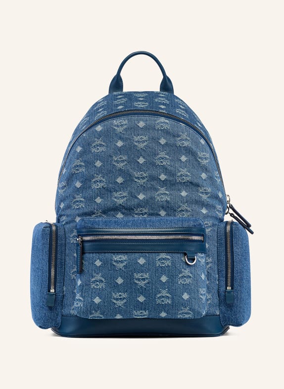 MCM Backpack STARK MEDIUM DARK BLUE / BLUE