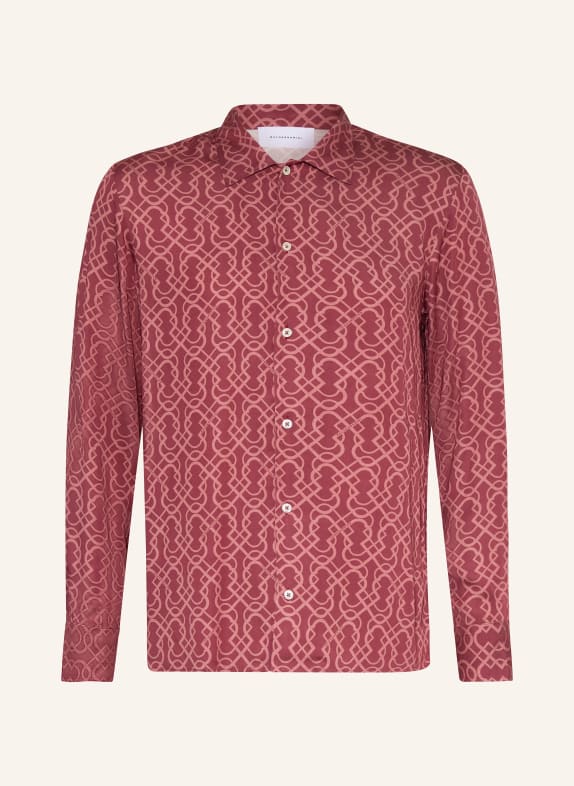 BALDESSARINI Hemd Regular Fit DUNKELROT / ALTROSA