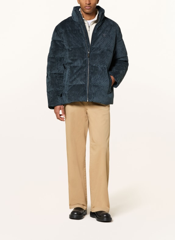 Calvin Klein Jeans Steppjacke aus Cord DUNKELBLAU