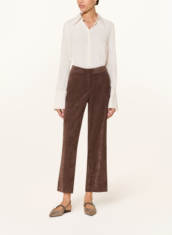 LUISA CERANO 7/8-Hose aus Cord DUNKELBRAUN