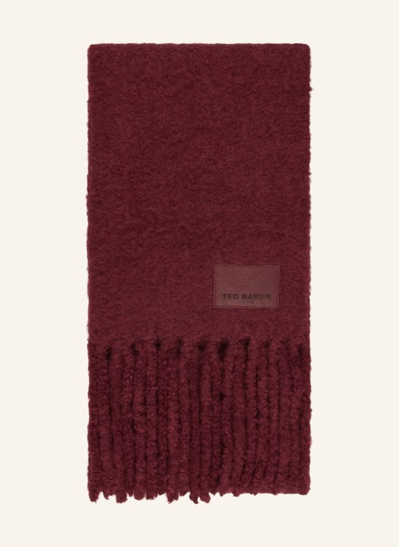 TED BAKER Schal SERSHAA DUNKELROT
