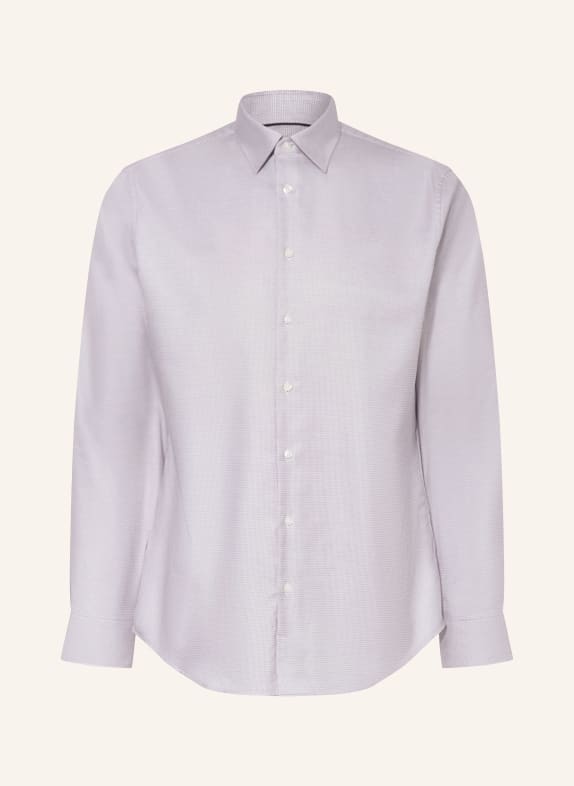 DIGEL Hemd DABATO Modern Fit BRAUN / WEISS