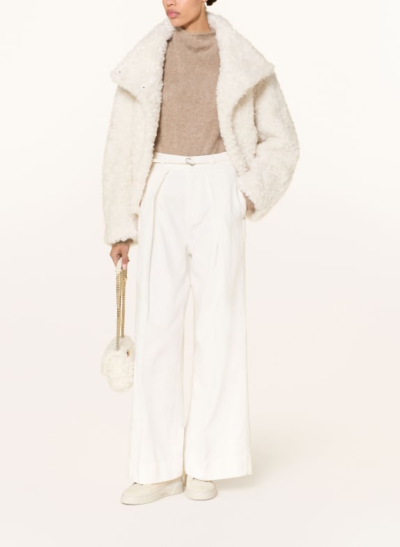 BOSS Wide Leg Jeans CENTRAL 5.0 118 Open White
