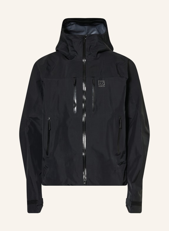 66°NORTH Hardshell-Jacke HORNSTRANDIR GTX PRO SCHWARZ