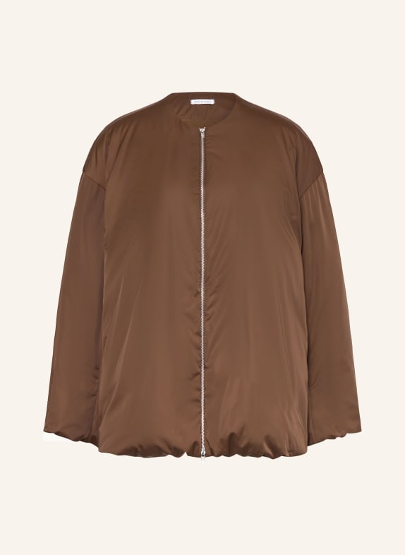 MRS & HUGS Daunenjacke DUNKELBRAUN