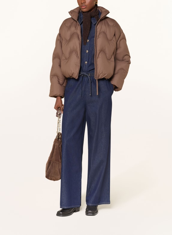 MRS & HUGS Daunenjacke DUNKELBRAUN